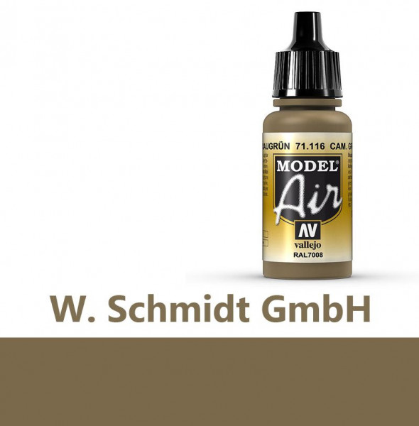 Vallejo 771116 - Model Air Tarnung, Grün-Grau, 17 ml