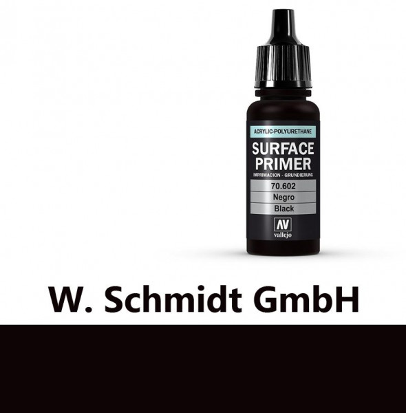 Vallejo 770602 - Primer (Grundierung) Schwarz, 17 ml