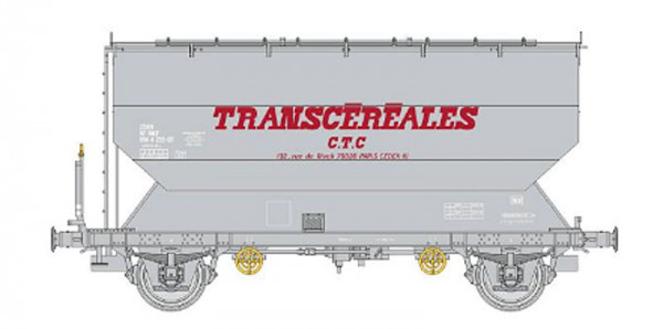 REE WB-884 - SNCF Getreidewagen 2-achsig Ep.4-5 "TRANSCEREALES C.T.C."