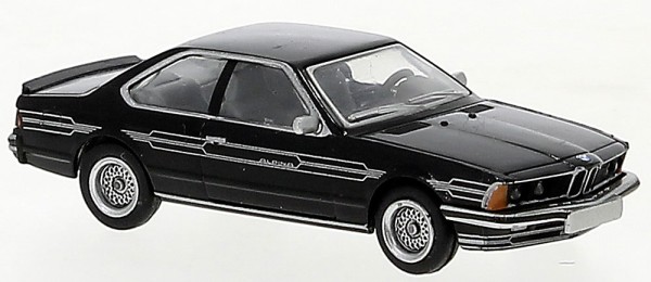 Brekina 24353 - BMW 635 CSi Alpina schwarz, Dekor, 1977,