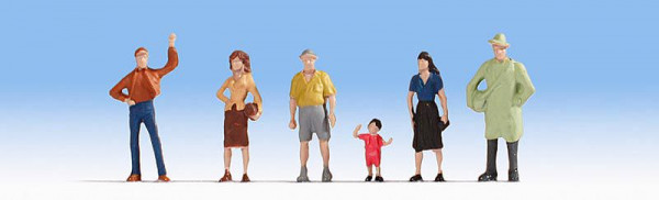 Noch 18100 - Passanten 6 Figuren