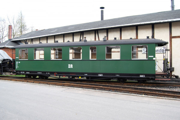 Bemo 3022831 - DR 970-334 sä. Personenwagen, Blech-Wagenkasten