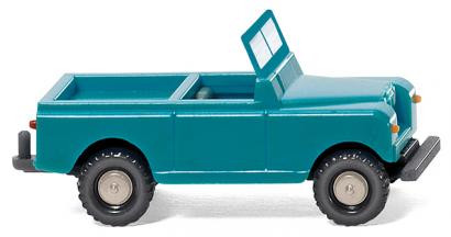 Wiking 092301- Land Rover helltürkis/cremebeige
