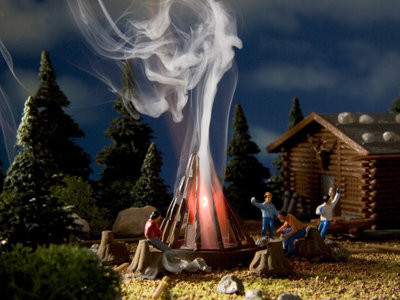 Vollmer 43667 - Lagerfeuer mit Brandflackern
