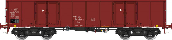 Albert Modell 533015 - PKP offener Güterwagen Eaos braun Ep.5