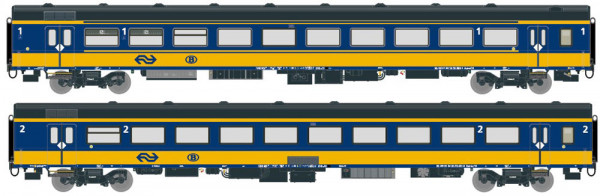 Exacttrain 11020 - NS ICRm 2-er Set Garnitur 1 (Amsterdam - Brussel) für den Hsl-Strecke eingesetzt
