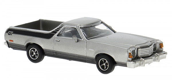 Brekina 18228 - Ford Ranchero GT silber 1977