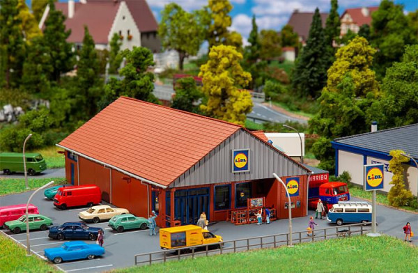 Faller 232337 - Lidl-Markt 125 x 185 x 55 mm