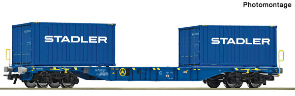 Roco 6600500 - PRIV Containertragwagen Stadler E6
