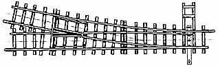 Bemo 4210000 - 12° Weiche rechts 162,3 mm R 515 mm