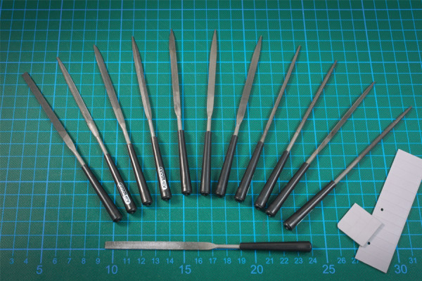 Auhagen 90012 - Set Schlüsselfeilen 12 Stück