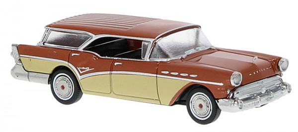 Brekina 18179 - Buick Century Caballero, beige/orange