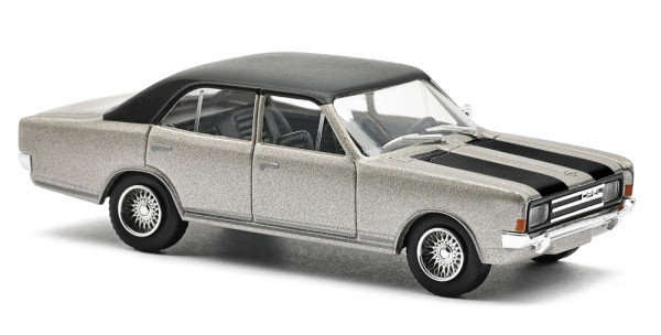 Busch 42019 - Opel Rekord C "Sport" mit Alufelgen, silbermetallic