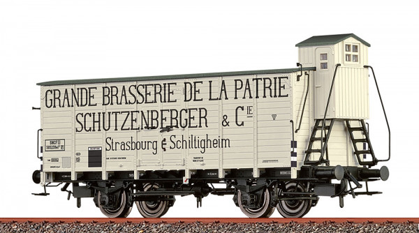 Brawa 49846 - SNCF gedeckter Güterwagen mit Bremserhaus "Schutzenberger" Ep.3