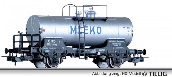 Tillig 95361 - Kesselwagen R „Mleko“ eingestellt bei der CSD , Ep. III -FORMNEUHEIT-