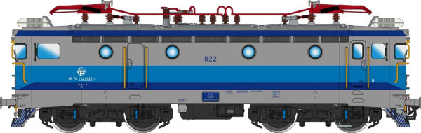 Albert Modell 040002 - HZ Ellok Reihe Koncar Class 1141 grau/blau Ep.5