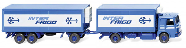 Wiking 045801 - MAN Kühlkofferlastzug "Interfrigo"