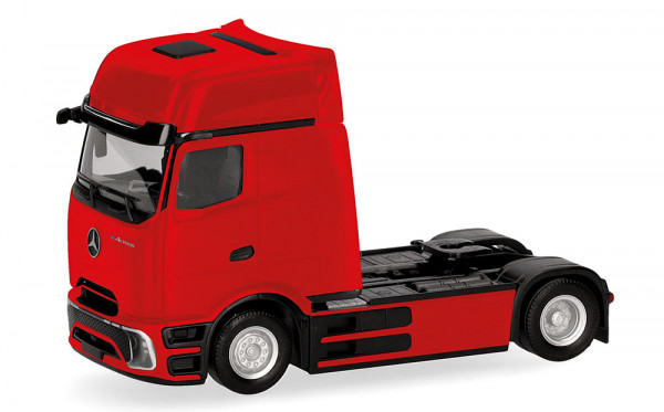 Herpa 319447-002 - Mercedes-Benz eActros 600 Procabin Gigaspace Zugmaschine 2achs, verkehrsrot