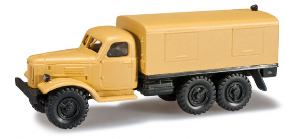 Herpa 744522 - ZIL 157 Koffer-LKW, sandbeige