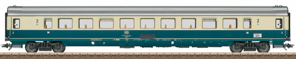 Trix 23144 - DB Großraumwagen 2.Klasse Bpmr291.2 oceanblau/beige Ep.4, "FD Königssee"