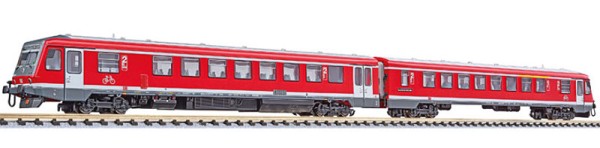 Liliput 163202 - DB AG Dieseltriebwagen BR 628.4 2-teilig verkehrsrot Ep.5, Zugzielanzeige "Mühldor