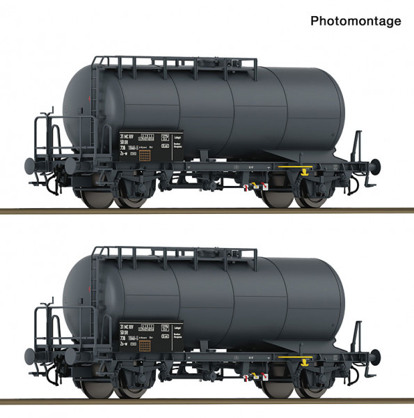 Roco 6600245 - DR 2er Set Kesselwagen Zs-w DR E4