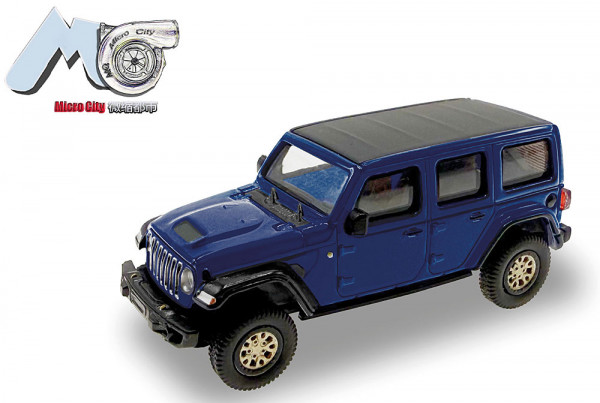 Herpa 87MC000013 - Jeep Wrangler, blau (ab 2017)