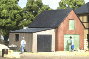Auhagen 11408 - Lagerschuppen mit Garage