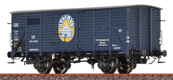Brawa 50961 - DB gedeckter Güterwagen G10 Ep.3, "Fritz Homann"