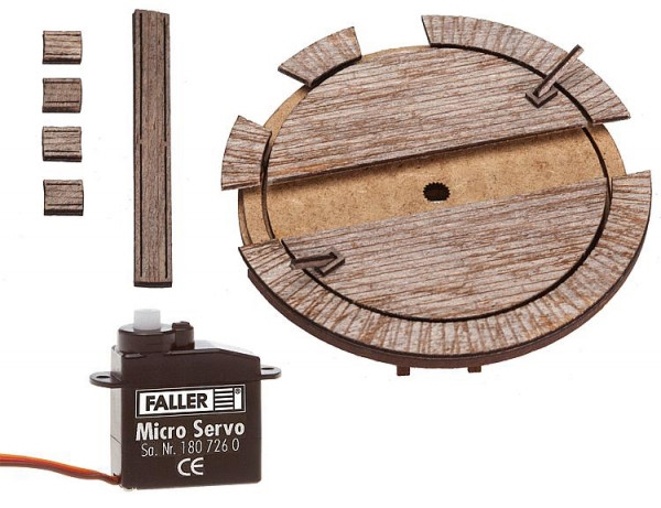 Faller 222114 - Kleine Waggondrehscheibe mit Servoantrieb Lasercut