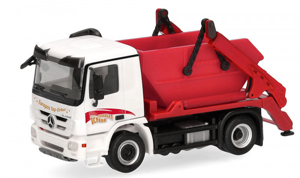 Herpa 319935 - Mercedes-Benz Actros M 08 Meiller Absetzkipper AK12 "Circus Charles Knie"