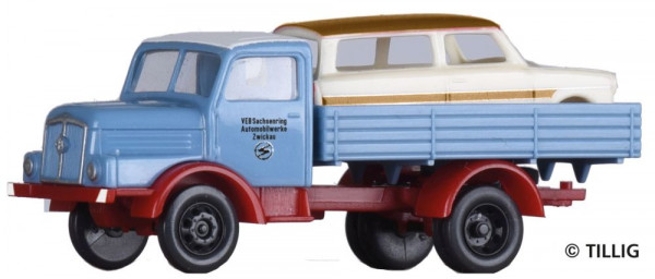 Tillig 19058 - Trabant Karosse Lkw H3A "VEB Sachsenring"