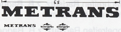 Weinert 4413 - Metrans Beschriftungssatz 1St