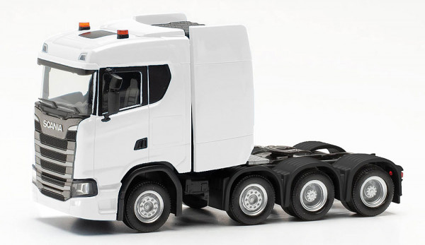 Herpa 315753-003 - Scania CS20 ND Schwerlastzugmaschine 4achs, weiß