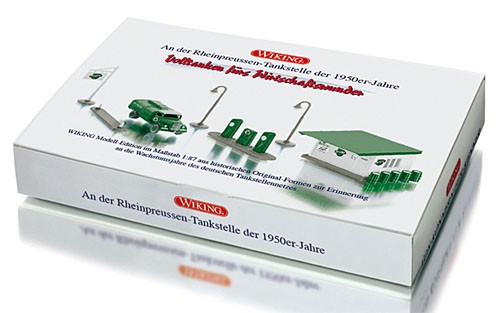 Wiking 099077- Set "Historische Tankstelle"