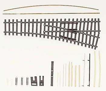 Tillig 85641 - Flexweiche W1 18° Bausatz für rechts/links Weichen und Bogenweichen