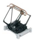 Sommerfeldt 966 - Scherenstromabhnehmer DRG/DR/DB Typ SBS9 schwarz, für Altbauloks