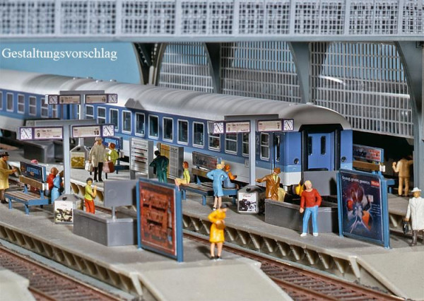 Faller 120186 - Bahnsteigausschmückung passend zu 120199