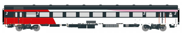 Exacttrain 11132 - ICRm Hispeed 1 (Amsterdam - Brussel) für den Hsl-Strecke eingesetzt Reisezugwagen