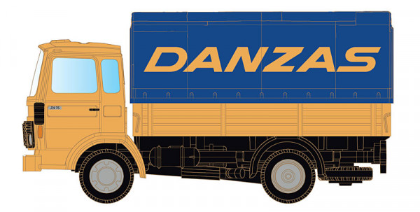 LC-Minis - LC4863 - Renault JK75 mit Pritsche/Pla