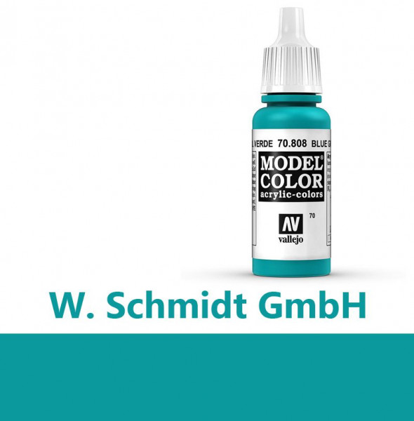 Vallejo 770808 - Model Color Farbe Blaugrün, Matt, 17 ml