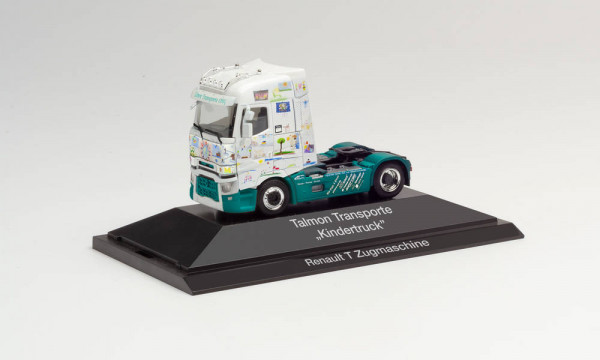 Herpa 111065 - Renault T Zugmaschine „Talmon Transporte / Kindertruck“