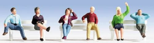 Noch 36540 - Sitzende 6 Figuren ohne Bank