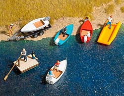Busch 8057 - Set Boote Bausatz