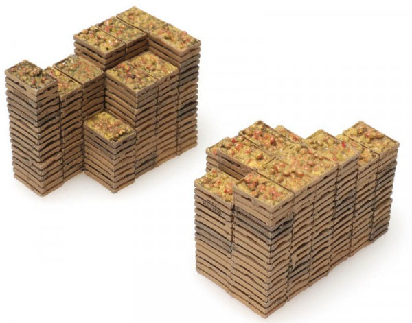 Artitec 28.121 - Ladegut Obstkisten Fertigmodell aus Resin, lackiert
