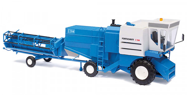 Busch 40183 - Mähdrescher Fortschritt blau/