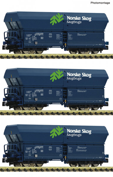 Fleischmann 6660089 - VTG 3er Set Selbstentladewagen !No E6