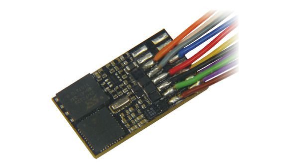 Roco 10892 - Rückmeldefähiger Sounddecoder mit Litzen und 8-poligem Stecker (NEM 652)