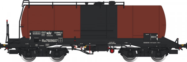 Albert Modell 750003 - MÁV Gaskesselwagen Ra braun Ep.3