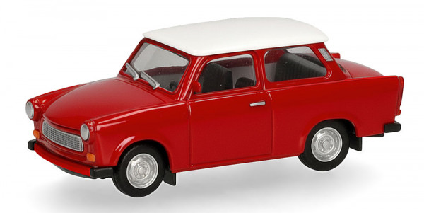 Herpa 020763-008 - Trabant 601 Limousine, rot (Dach weiß)